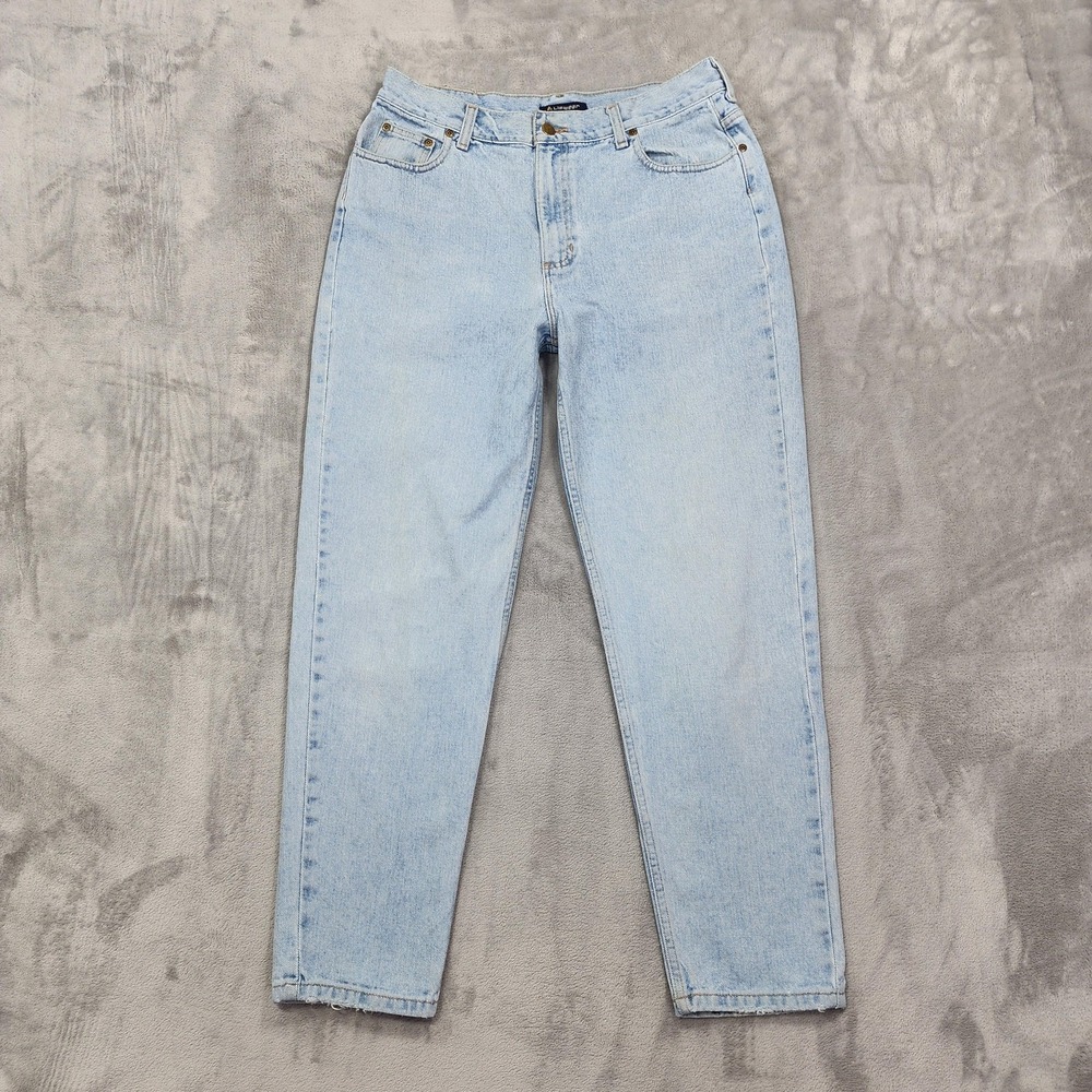 Vintage Lizwear Liz Claiborne Jeans Womens 30 Blue High Rise Tapered Relaxed Mom